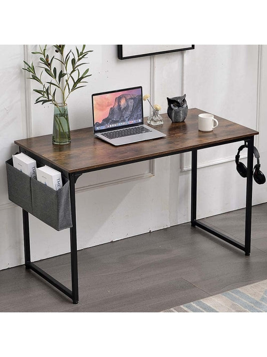 Mesa de Trabajo Industrial con Tablero MDF, Estructura Metalica y Accesorios Organizadores