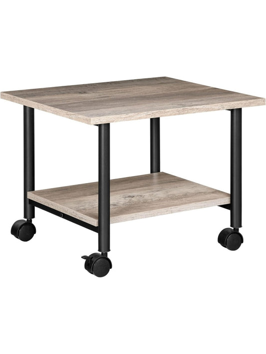 Soporte Rodante para Impresora con Dos Estantes para Oficina, Hogar y Equipos Multifuncion
