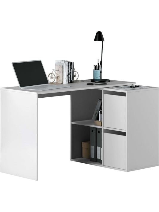 Escritorio reversible multiposicion para estudio y oficina con diseno adaptable y acabado moderno